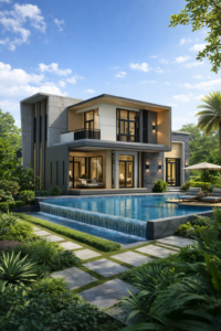 ออกแบบบ้านสไตล์โมเดิร์น-ลักชูรี่-โดย-Functionhouse หรือ ผลงานรีโนเวทบ้านเก่า-30ปี-ประสบการณ์สถาปนิก