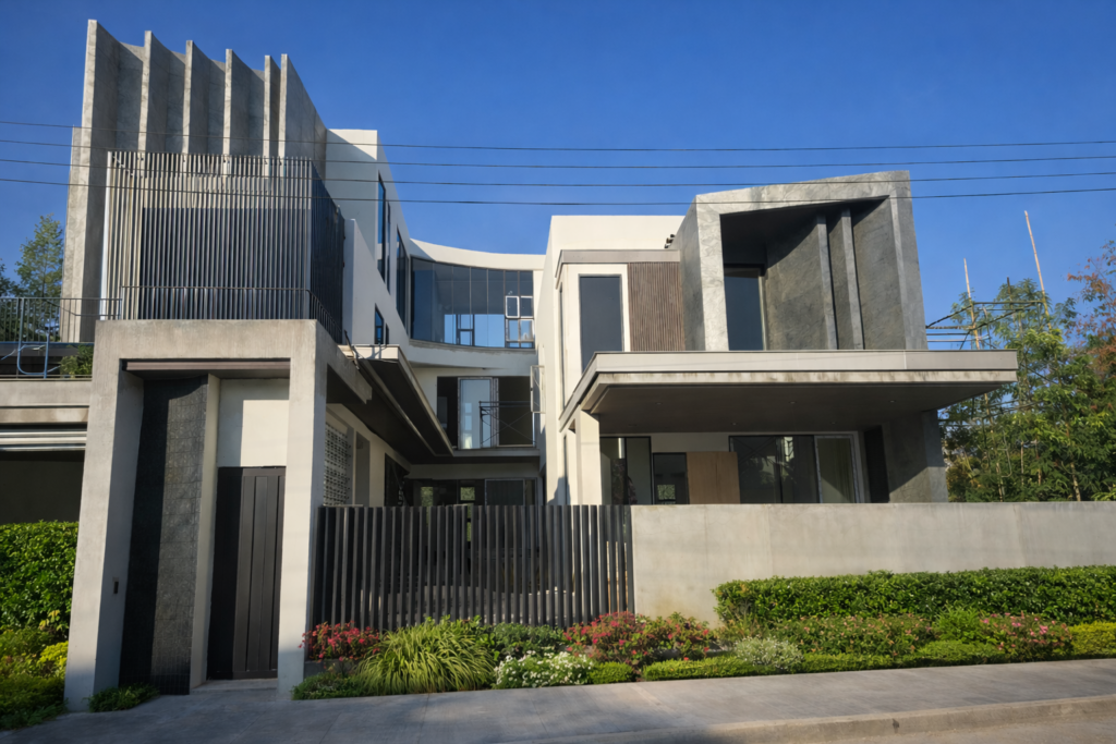 ภาพถ่ายงานจริงบ้าน3ชั้นสำโรง