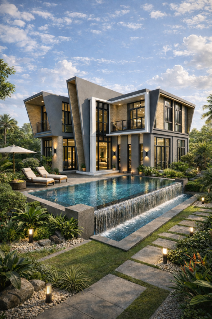 ออกแบบบ้านสไตล์โมเดิร์น-ลักชูรี่-โดย-Functionhouse หรือ ผลงานรีโนเวทบ้านเก่า-30ปี-ประสบการณ์สถาปนิก